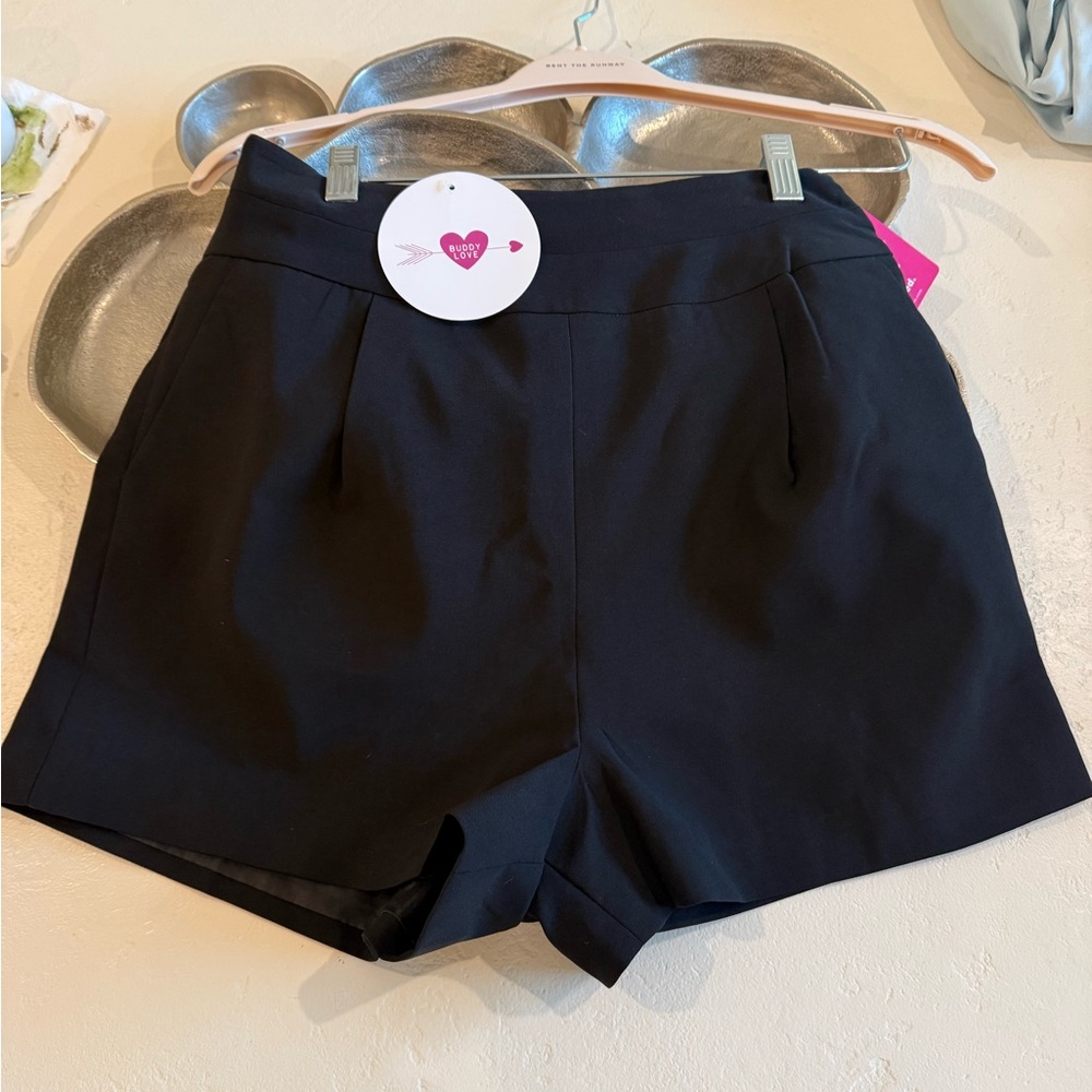 Buddy Love Black High Waist Women's Shorts